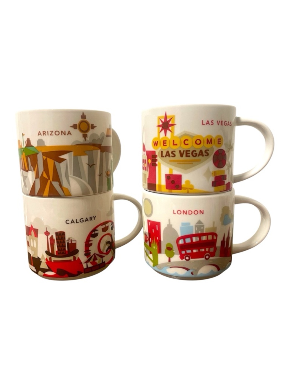 Starbucks You Are Here Collection Ceramic Mugs (Various) - Small Damages